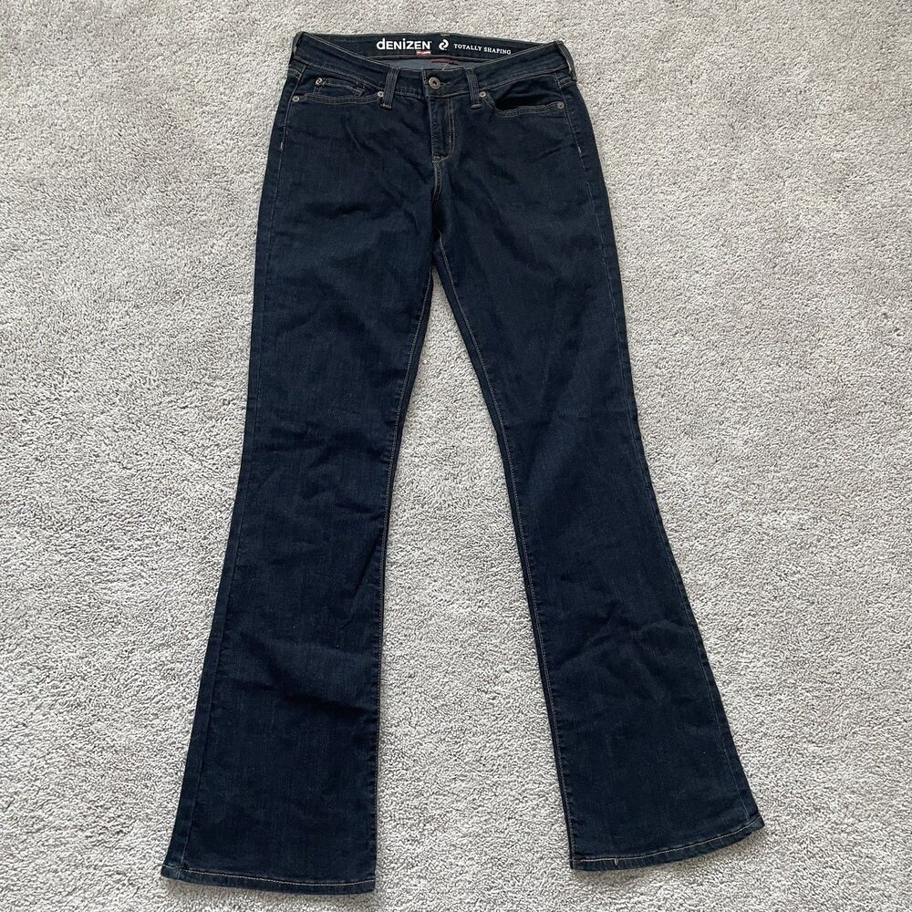 Denizen Levi's Women's Totally Shaping Boot Cut Stretch Dark Wash Jeans 30x33